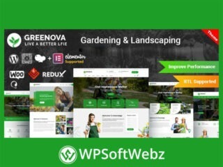 Greenova - Gardening & Landscaping WordPress Theme