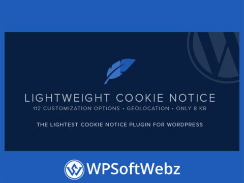 Lightweight Cookie Notice - WordPress Cookie & GDPR Plugin