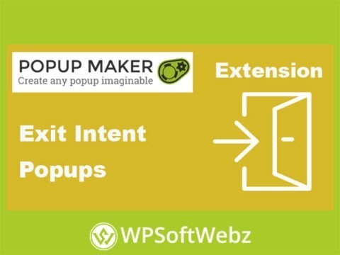 Popup Maker Exit Intent Popups Extension