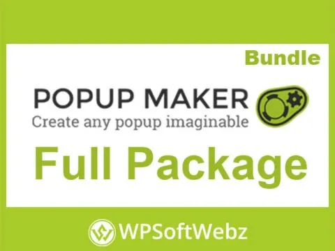 Popup Maker Plugin Full Package - All Extensions Included