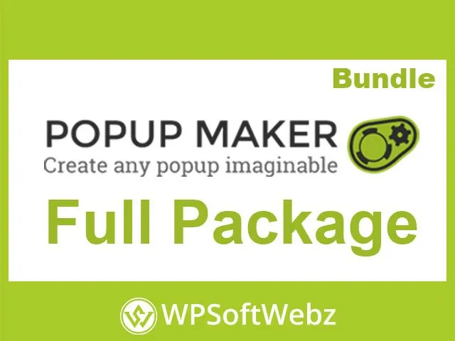 Popup Maker Plugin Full Package - All Extensions Included