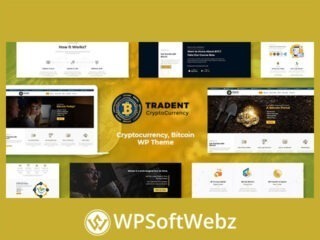 Tradent - Cryptocurrency, Bitcoin WordPress Theme