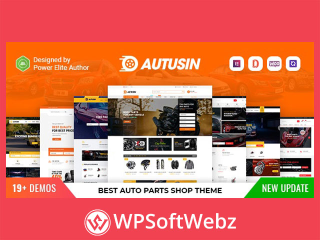 Autusin - Auto Parts & Car Accessories Shop Elementor WooCommerce WordPress Theme