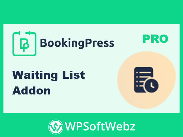 BookingPress Waiting List Addon