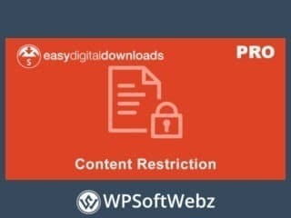 Easy Digital Downloads Content Restriction Extension