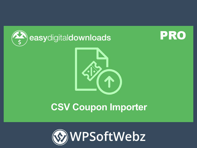 Easy Digital Downloads Coupon Importer Extension