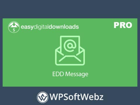 Easy Digital Downloads - EDD Message Extension