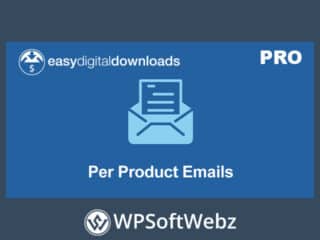 Easy Digital Downloads Per Product Emails Extension