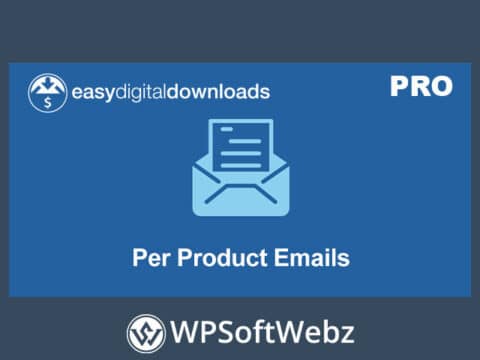 Easy Digital Downloads Per Product Emails Extension