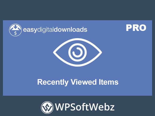 Easy Digital Downloads Recently Viewed Items Extension