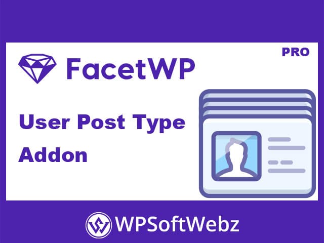 FacetWP User Post Type Addon