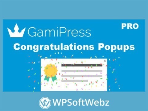 GamiPress Congratulations Popups Add-on