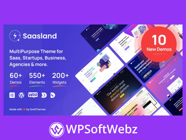 Saasland - Saas, Startup, Technology & IT Solutions WordPress Theme