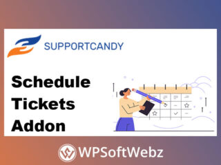 SupportCandy Schedule Tickets Add-on