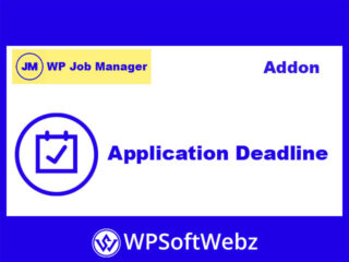 WP Job Manager Application Deadline Addon