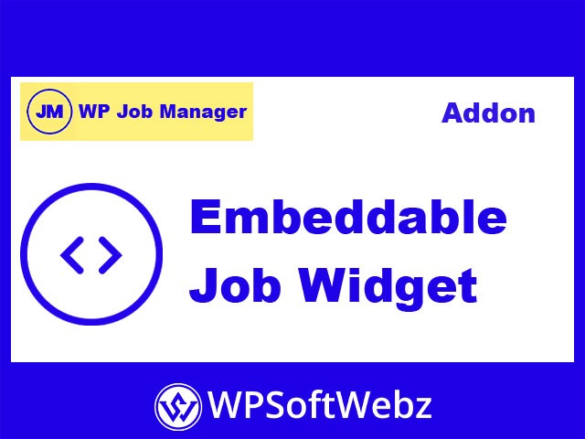 WP Job Manager Embeddable Job Widget Addon