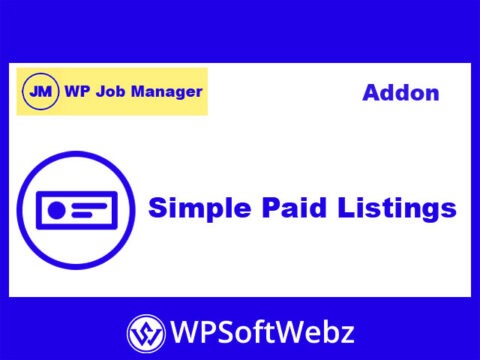 WP Job Manager Simple Paid Listings Add-on