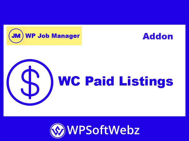 WP Job Manager WC Paid Listings Add-on