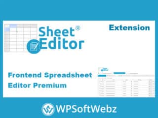 WP Sheet Editor Frontend Spreadsheet Editor Premium