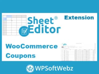 WP Sheet Editor WooCommerce Coupons Premium