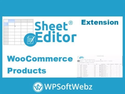 WP Sheet Editor WooCommerce Products Spreadsheet Premium