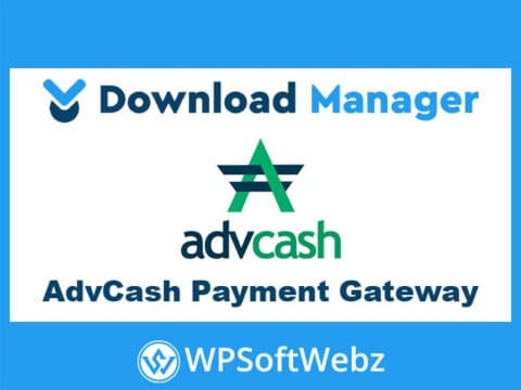 WordPress Download Manager AdvCash Payment Gateway Add-on