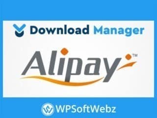 WordPress Download Manager AliPay Payment Gateway Addon