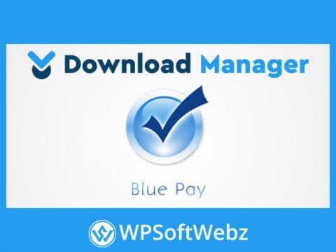 WordPress Download Manager Blue Pay Addon