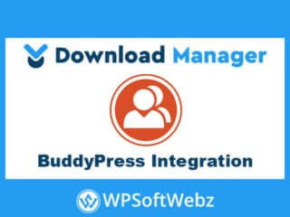 WordPress Download Manager - WPDM BuddyPress Integration