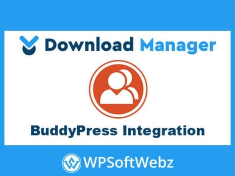 WordPress Download Manager - WPDM BuddyPress Integration