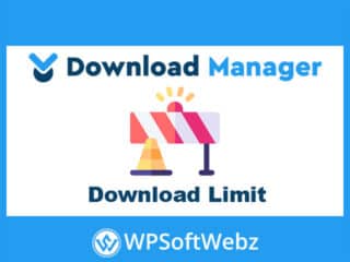 WordPress Download Manager Download Limit Addon