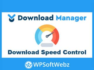 WordPress Download Manager Download Speed Control Add-on