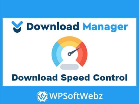 WordPress Download Manager Download Speed Control Add-on