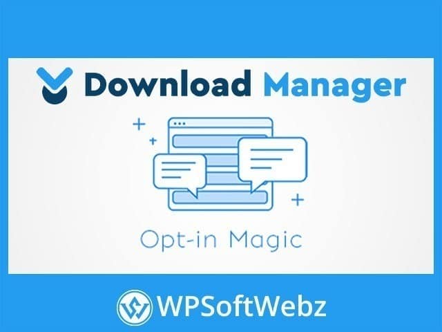 WordPress Download Manager Opt-in Magic Addon