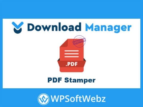 WordPress Download Manager PDF Stamper Add-on