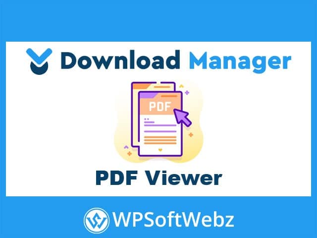 WordPress Download Manager PDF Viewer Add-on