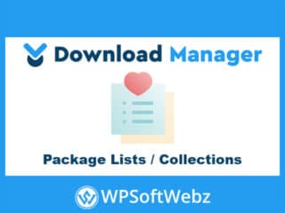 WordPress Download Manager WPDM Package Lists / Collections Add-On