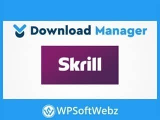 WordPress Download Manager Skrill Payment Gateway Addon