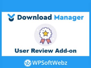 WordPress Download Manager User Review Add-on