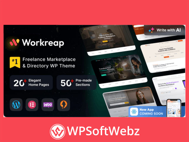 Workreap - Freelance Marketplace WordPress Theme