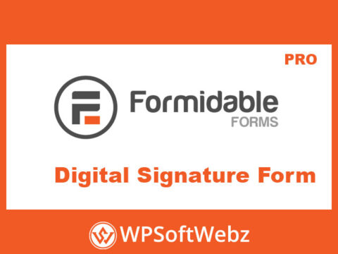 Formidable Forms Digital Form Signatures Add-On