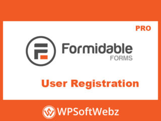 Formidable Forms User Registration Add-on