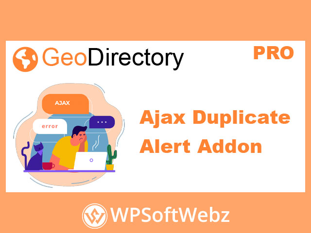 GeoDirectory Ajax Duplicate Alert Add-on