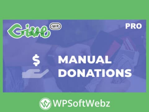 GiveWP Manual Donations Addon