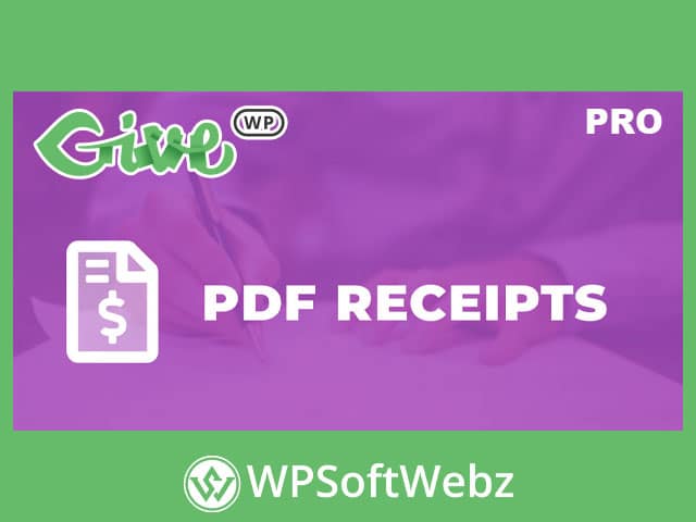 GiveWP PDF Receipts Addon