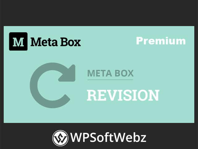 Meta Box - MB Revision Extension