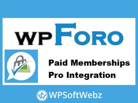 wpForo Paid Memberships Pro Integration Addon