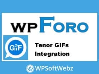 wpForo Tenor GIFs Integration Addon