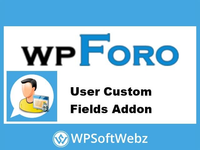 wpForo User Custom Fields Addon