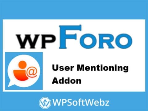 wpForo User Mentioning Addon